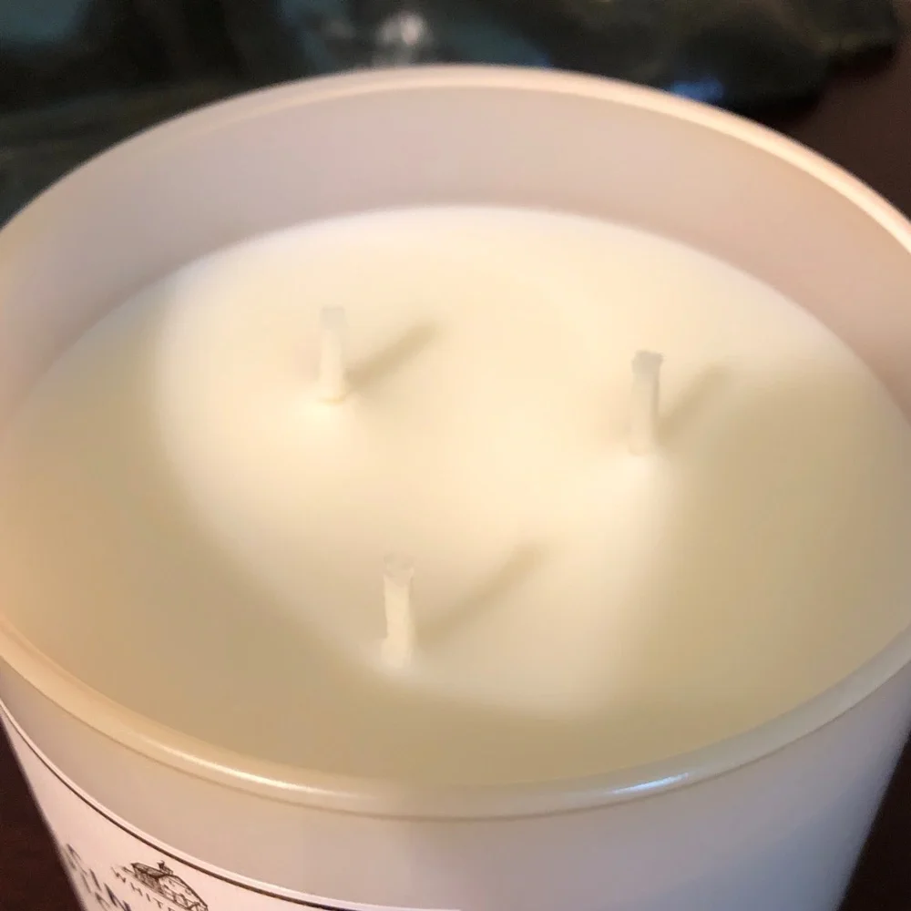 BATH & BODY WORKS Three Wick White Barn Cinnamon Spiced Vanilla Candle NEW